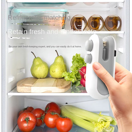 Selladora de bolsas al vacío manual, selladora térmica con pinza para bolsas de plástico y envasado de alimentos en el hogar