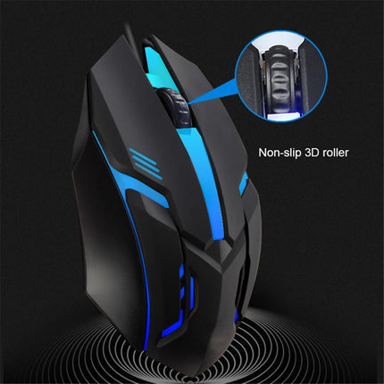 Mouse Gamer eSports 5000 DPI | Óptico con LED RGB y Cable USB para PC y Portátil
