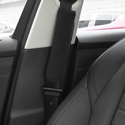 Funda de Cinturón de Seguridad de Felpa (1/2 unidades) | Hombrera Ajustable para Auto