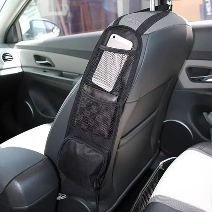 Organizador de Asiento de Coche con Soporte para Tableta | Bolsillos Múltiples y Protector de Respaldo para Niños y Mascotas