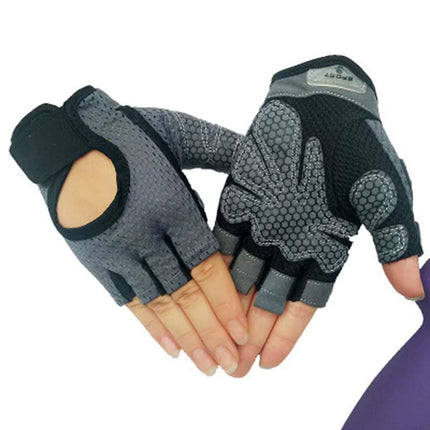 Guantes Profesionales de Gimnasio Medio Dedo – 2 Unidades para Levantamiento de Pesas, CrossFit y Culturismo con Máxima Protección