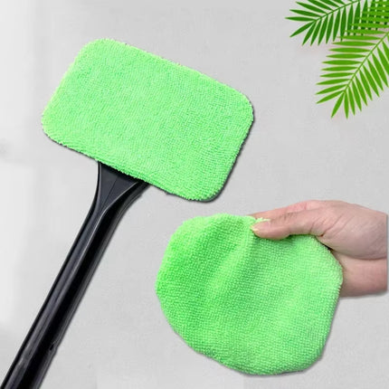 Kit de Limpieza para Coche con Limpiaparabrisas y Toallas | Herramienta de Lavado con Mango Largo y Repuestos para Automóvil