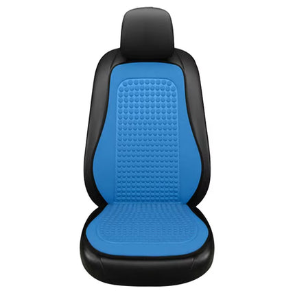 Cojín de Asiento Refrescante de Verano para Coche | Funda Transpirable con Masaje de Impactos y Protector Universal
