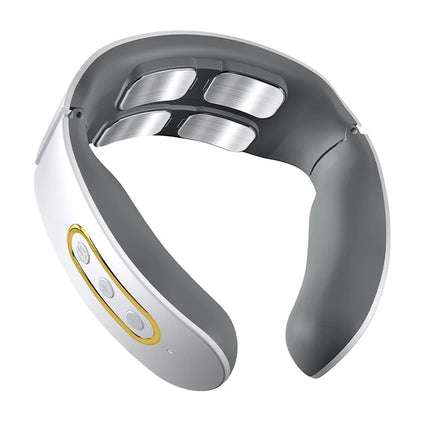 Masajeador Eléctrico de Cuello con Calor Infrarrojo | 6 Modos EMS para Alivio del Dolor Cervical y Relajación Muscular