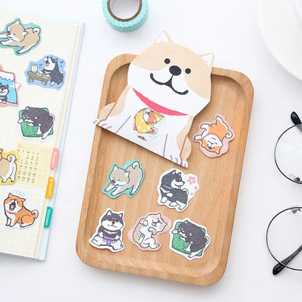 Pack de 30 Pegatinas Kawaii de Perritos | Stickers Adorables para Papelería Creativa, Diarios, Scrapbooking y Decoración