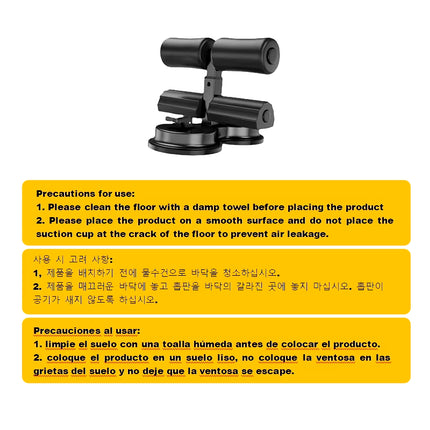 Barra de Abdominales con Asistencia | Entrena Abdomen, Brazos y Piernas en Casa – Equipo Portátil de Fitness