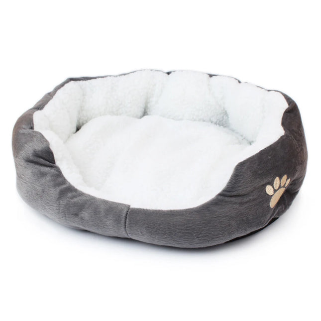Cama para perros y gatos con relleno grueso de algodón PP, diseño tipo cueva y sofá, ideal para cachorros y gatos pequeños