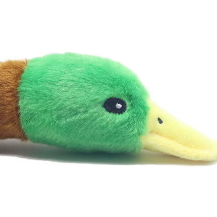 Juguete de Pato de Peluche para Perros | Sonido Squeaky, Limpieza Dental y Cuerda para Morder