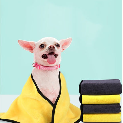 Toalla Absorbente para Mascotas | Secado Rápido y Súper Suave para Perros y Gatos