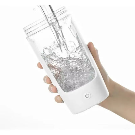 Vaso Mezclador Eléctrico Automático 450 ml | Botella Portátil para Proteínas de Suero – Mezcla Rápida y Sin Esfuerzo