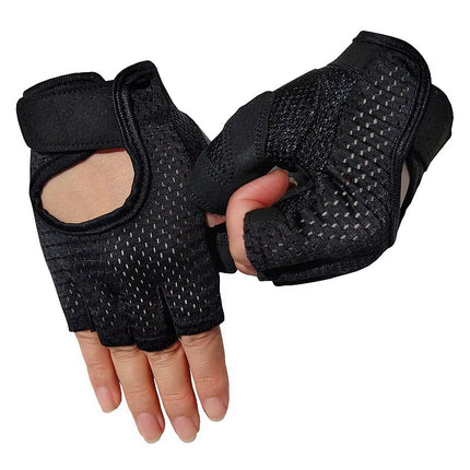 Guantes Profesionales de Gimnasio Medio Dedo – 2 Unidades para Levantamiento de Pesas, CrossFit y Culturismo con Máxima Protección