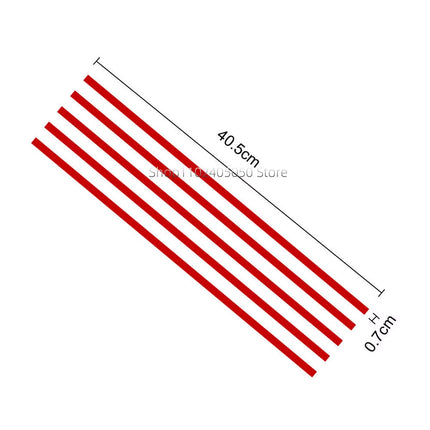 Set de 5 Pegatinas Reflectantes para Parrilla Delantera | Compatible con VW Golf 6, 7, Tiguan, Polo y GTI, Decoración Exterior de Coche