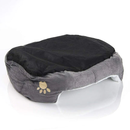 Cama para perros y gatos con relleno grueso de algodón PP, diseño tipo cueva y sofá, ideal para cachorros y gatos pequeños