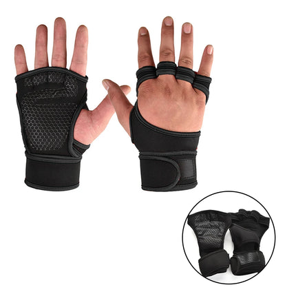 Guantes de Entrenamiento para Pesas | Protección de Mano y Muñeca para Gimnasio, Fitness y Bodybuilding