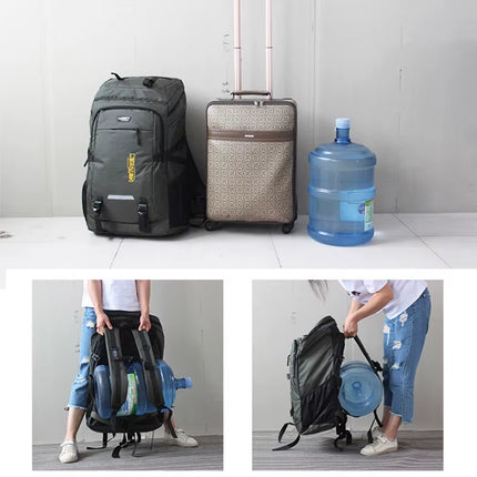 Mochila Impermeable de Montañismo 80L para Hombre | Mochila de Senderismo y Camping (Disponible en 50L) Unisex para Viajes y Actividades al Aire Libre