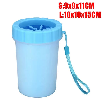 Vaso Limpiapatas para Perros y Gatos | Cepillo de Silicona Suave para Limpieza de Patas