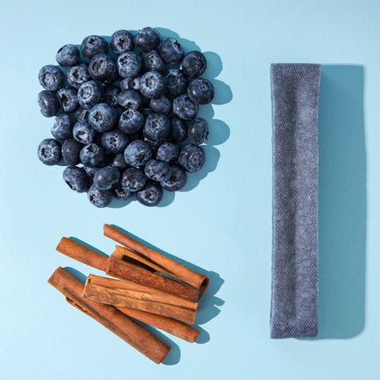 Golosinas dentales de yak para perros | Larga duración con arándano rojo y azul