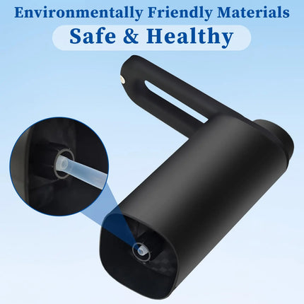 Dispensador Automático de Agua para Botellas de 5 Galones | Bomba Eléctrica Portátil con Carga Tipo C (Negro)