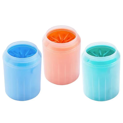 Vaso Limpiapatas para Perros y Gatos | Cepillo de Silicona Suave para Limpieza de Patas