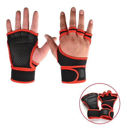 Guantes de Entrenamiento para Pesas | Protección de Mano y Muñeca para Gimnasio, Fitness y Bodybuilding
