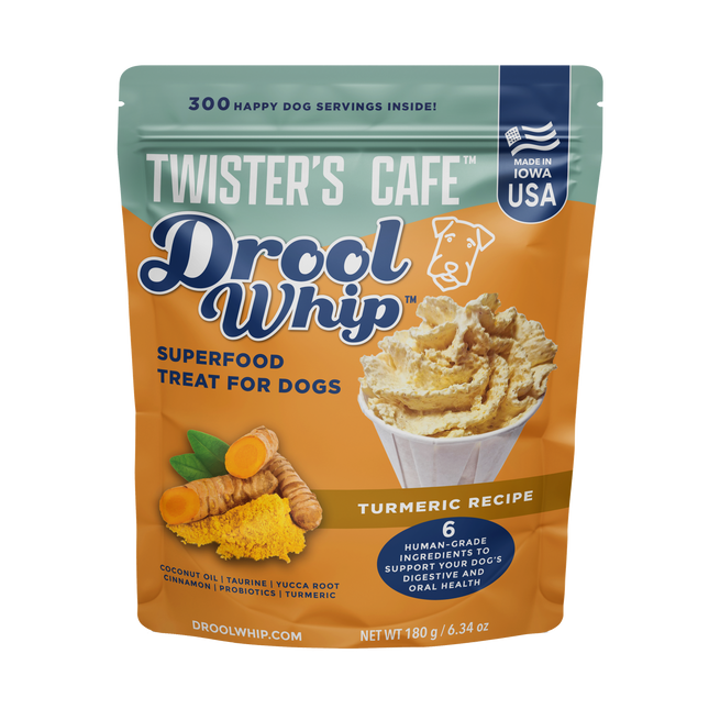 Golosina para perros Droolwhip Superfood | Snack nutritivo con superalimentos y complemento alimenticio