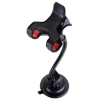 Soporte Giratorio Universal para Teléfono de Coche | Compatible con Salpicadero y Parabrisas, Accesorio Flexible 360 para Móvil y GPS