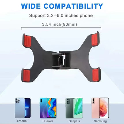 Soporte Giratorio Universal para Teléfono de Coche | Compatible con Salpicadero y Parabrisas, Accesorio Flexible 360 para Móvil y GPS