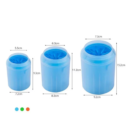 Vaso Limpiapatas para Perros y Gatos | Cepillo de Silicona Suave para Limpieza de Patas