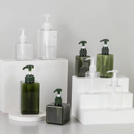 Botellas de Viaje para Jabón, Champú y Loción | Set Práctico y Creativo con Botellas a Presión de Gran Capacidad