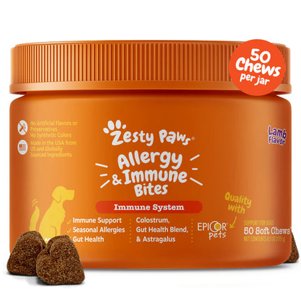 Mordeduras para perros con alergias | Suplemento natural para inmunidad y picazón