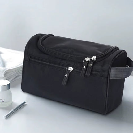 Bolsa de aseo colgante impermeable | Organizador de viaje unisex con compartimentos húmedo y seco