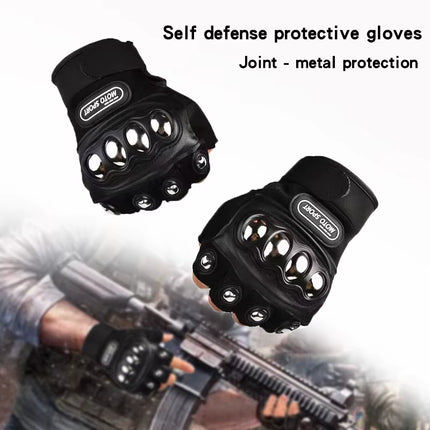 Guantes tácticos de autodefensa ZK30 Manopla Defensa Personal Resistentes para Protección en Combate y Exteriores