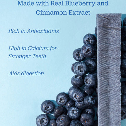 Golosinas dentales de yak para perros | Larga duración con arándano rojo y azul